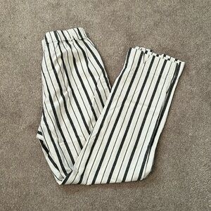 John Galt Blue & White Striped Summer Pants